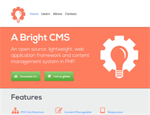Tablet Screenshot of abrightcms.com